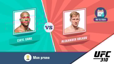 Pronostic ciryl gane alexander volkov